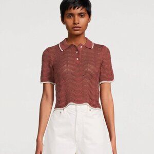 KOTN Sabah Open-Knit Polo
